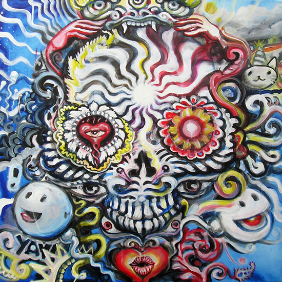 live painting done at 2010 Omega mid-season party